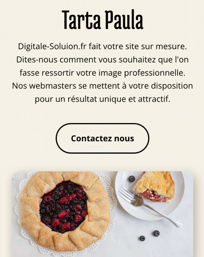Faire un site pro, c'est pas de la tarte.