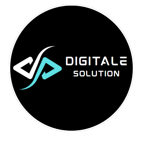 logo digitale solution bordure blanche